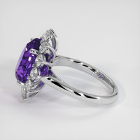 5.53 Ct. Gemstone Ring, 14K White Gold 4