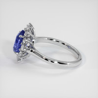 2.78 Ct. Color Change Sapphire Ring, 14K White Gold 4