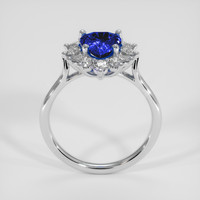 1.68 Ct. Blue Sapphire Ring, 14K White Gold 3
