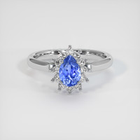 1.81 Ct. Sapphire Ring, 18K White Gold 1