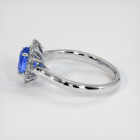 1.81 Ct. Sapphire Ring, 18K White Gold 4