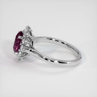 2.03 Ct. Sapphire Ring, 18K White Gold 4