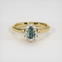 0.52 Ct. Gemstone Ring, 14K Yellow Gold 1