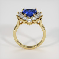 2.90 Ct. Sapphire Ring, 14K Yellow Gold 3
