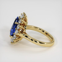 2.90 Ct. Sapphire Ring, 14K Yellow Gold 4