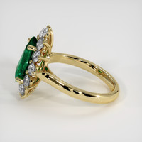 1.76 Ct. Emerald Ring, 18K Yellow Gold 4