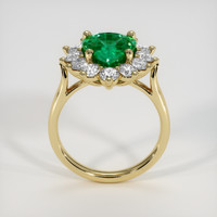 2.03 Ct. Emerald Ring, 18K Yellow Gold 3