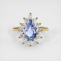 1.74 Ct. Sapphire Ring, 18K Yellow Gold 1
