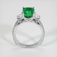 2.78 Ct. Emerald Ring, Platinum 950 3