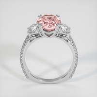 4.13 Ct. Padparadscha Sapphire Ring, Platinum 950 3