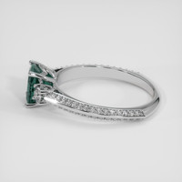 1.15 Ct. Green to Purple Alexandrite Ring, 14K White Gold 4