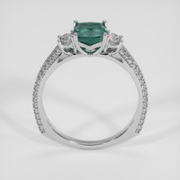 1.15 Ct. Green to Purple Alexandrite Ring, 18K White Gold 3