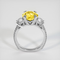 5.12 Ct. Yellow Sapphire Ring, 18K White Gold 3