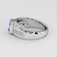 1.84 Ct. Violet Sapphire Ring, Platinum 950 4