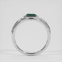 1.11 Ct. Bluish Green Sapphire Ring, Platinum 950 3