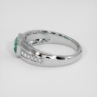 1.11 Ct. Bluish Green Sapphire Ring, Platinum 950 4