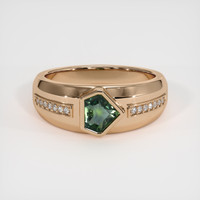 1.44 Ct. Sapphire Ring, 18K Rose Gold 1