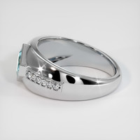 1.18 Ct. Sapphire Ring, 18K White Gold 4