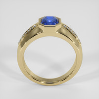 1.33 Ct. Blue Sapphire Ring, 14K Yellow Gold 3