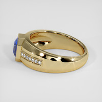 1.33 Ct. Blue Sapphire Ring, 14K Yellow Gold 4