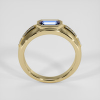 1.06 Ct. Blue Sapphire Ring, 14K Yellow Gold 3