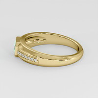 0.54 Ct. Emerald Ring, 18K Yellow Gold 4