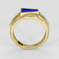 1.40 Ct. Blue Sapphire Ring, 18K Yellow Gold 3