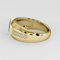 1.40 Ct. Blue Sapphire Ring, 18K Yellow Gold 4