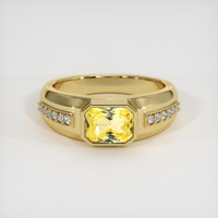 2.72 Ct. Sapphire Ring, 18K Yellow Gold 1
