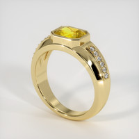 2.72 Ct. Sapphire Ring, 18K Yellow Gold 2