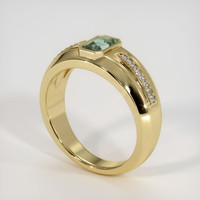 1.11 Ct. Sapphire Ring, 18K Yellow Gold 2
