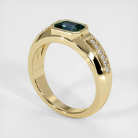 1.16 Ct. Sapphire Ring, 18K Yellow Gold 2