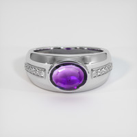 1.37 Ct. Gemstone Ring, Platinum 950 1