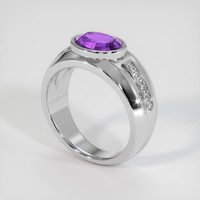 1.37 Ct. Gemstone Ring, Platinum 950 2