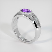 0.84 Ct. Gemstone Ring, Platinum 950 2