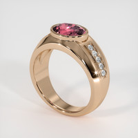 2.11 Ct. Gemstone Ring, 14K Rose Gold 2