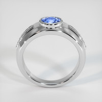 0.90 Ct. Blue Sapphire Ring, 10K White Gold 3