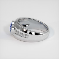 1.82 Ct. Purplish Blue Cobalt Spinel Ring, 10K White Gold 4