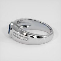 1.52 Ct. Blue Sapphire Ring, 14K White Gold 4