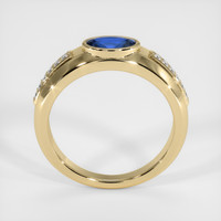 1.12 Ct. Blue Sapphire Ring, 10K Yellow Gold 3