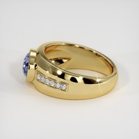 1.76 Ct. Purplish Blue Spinel Ring, 10K Yellow Gold 4
