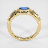 1.12 Ct. Blue Sapphire Ring, 10K Yellow Gold 3