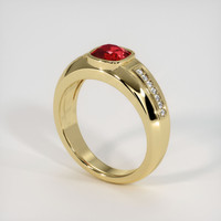 2.98 Ct. Ruby Ring, 14K Yellow Gold 2