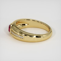 1.12 Ct. Ruby Ring, 14K Yellow Gold 4