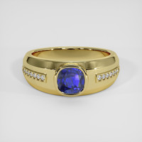 0.87 Ct. Color Change Sapphire Ring, 14K Yellow Gold 1