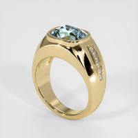 3.55 Ct. Gemstone Ring, 18K Yellow Gold 2