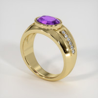 1.37 Ct. Gemstone Ring, 18K Yellow Gold 2