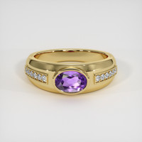 0.84 Ct. Gemstone Ring, 18K Yellow Gold 1