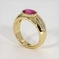 1.35 Ct. Gemstone Ring, 18K Yellow Gold 2