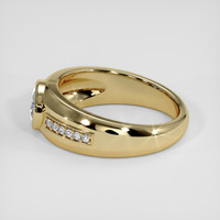 0.92 Ct. Bi Color Sapphire Ring, 18K Yellow Gold 4